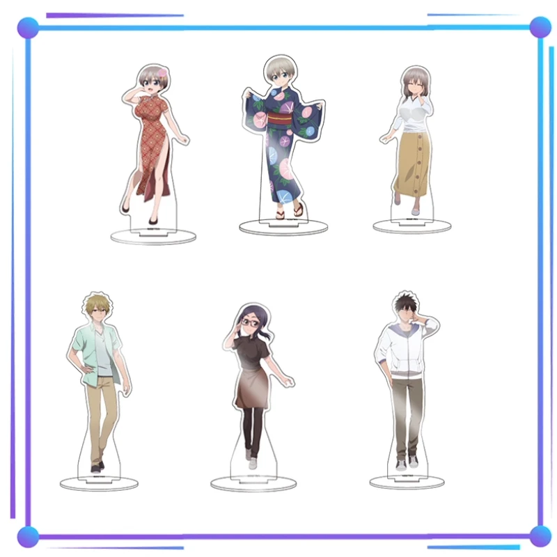 Juego Sakurai Shinchi Asai Ami Uzaki Hana Tsuki Yanagi muñeco con soporte acrílico figura de Anime modelo placa Cosplay juguete para regalo