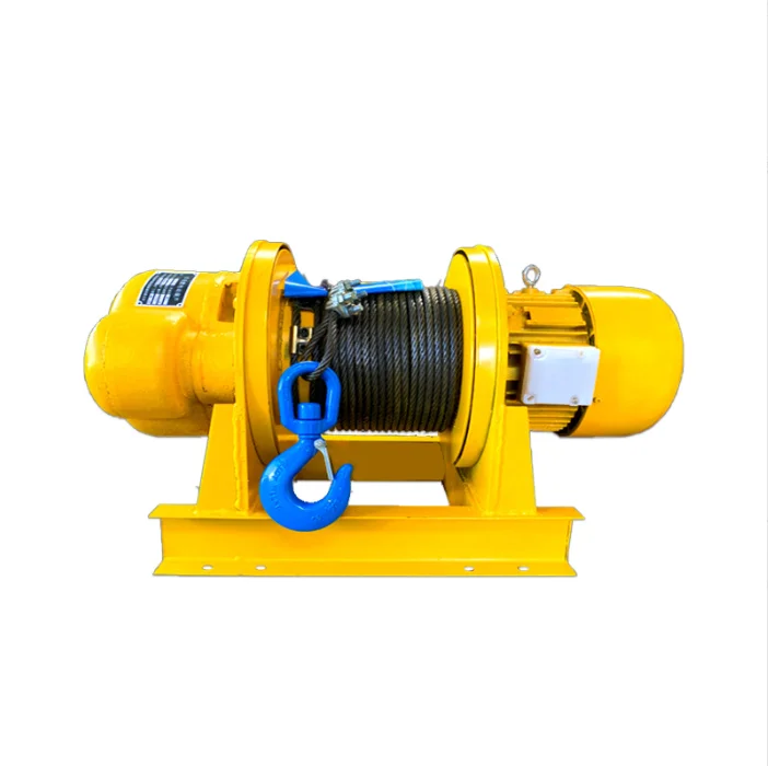 

Hot Selling 2 Ton Electric Winch High Quality Chinese Factory Supply for Cranes Made of Steel Steel Wire Rope for Lifting Goods