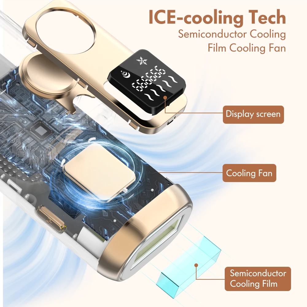 IPL-Maschine zur Haarentfernung, Lazor-Haarentfernungsmaschine, Epilierer für den Heimgebrauch, Eiskühlung, Haarentfernungsgeräte für Frauen