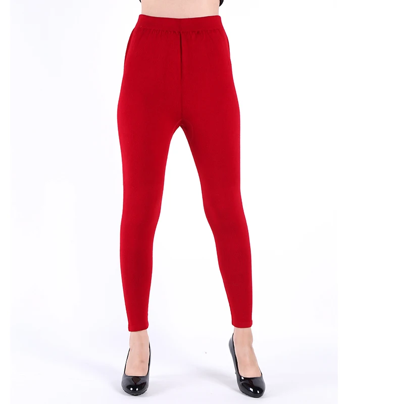 Winter New Women\'s Oversize Wool Pants Cashmere Pants Oversize Warm Pants Sweater Pants