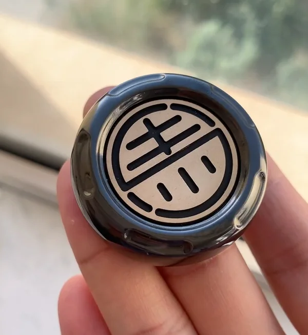 Used EDC WYLP Zircuti Stacked Mirror Two Page Gyroscope gyroscope fidget spinner metal decompression toy