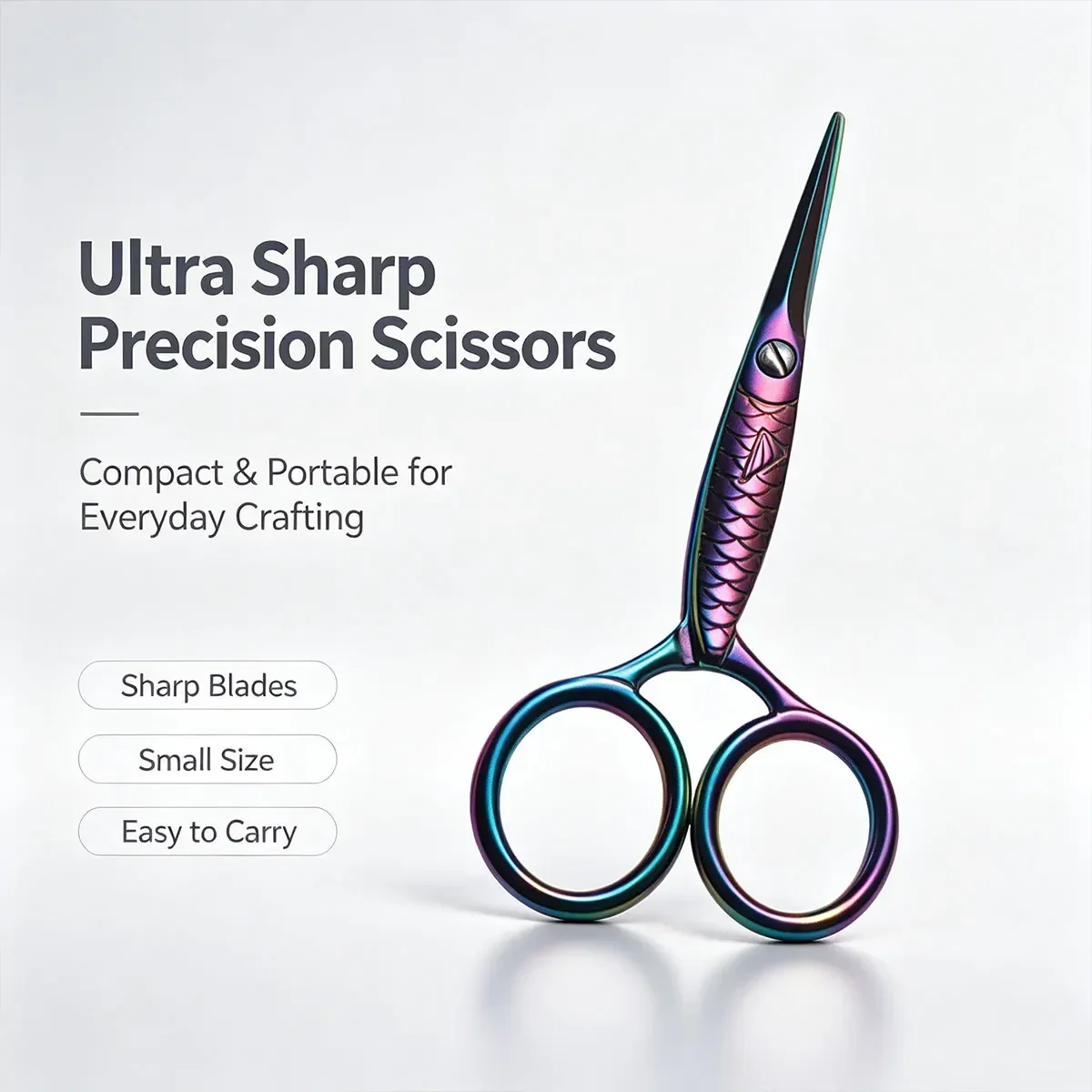 TUPI Stainless Steel Vintage Scissors Sewing Fabric Cutter Embroidery Tailor Thread Scissor Tools For Sewing Shears Small