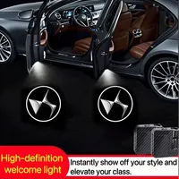 Car Door LED HD Welcome Courtesy Shadow Projector Lamp Logo Light For DS SPIRIT DS3 DS4 DS4S 5 WILD RUBIS E-Tens Car Accessories