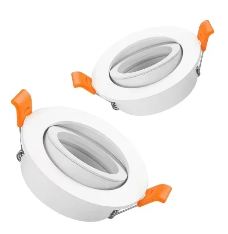 

2pcs Creative Aluminum MR16 GU10 Ceiling Downlights Led Lighting Fittings and Fixtures Recessed Lamp for Home Living Room Decor