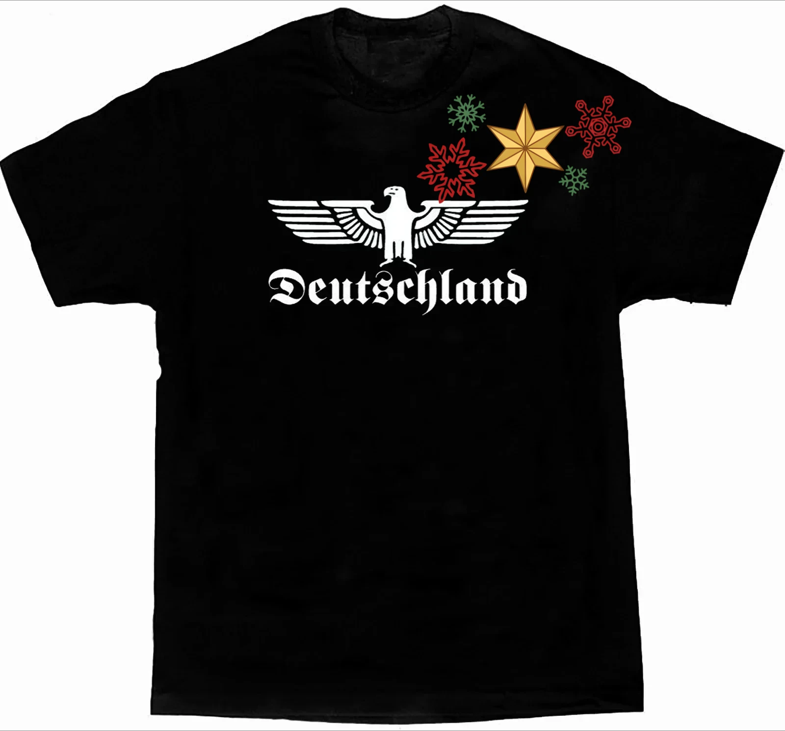 Deutschland Wehrmacht Reichsadler German Eagle Badge T-Shirt 100% Cotton O-Neck Short Sleeve Casual Mens T-shirt Size S-3XL