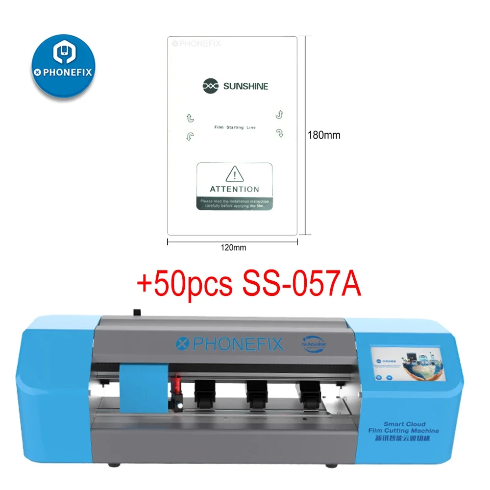 

SUNSHINE SS-890C Auto Intelligent Film Cutting Machine Mobile Phone Tablet Front Glass Back Cover Protect Hydrogel Film Plotter