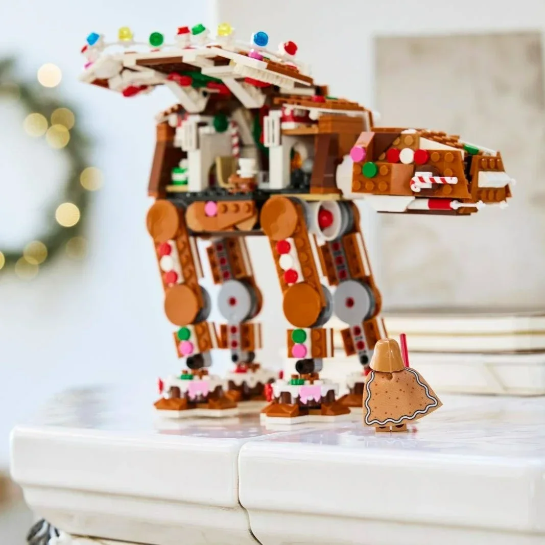 2026 NEW  Star Movie Christmas Gingerbread Series Spaceship 40806 Walker Snowspeeders Building Blocks Kid Toys Christmas Gift