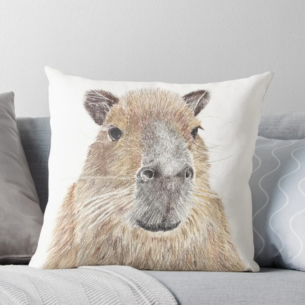 Capybara Throw Pillow luxury decor Decorative Cushions christmas decorations 2024