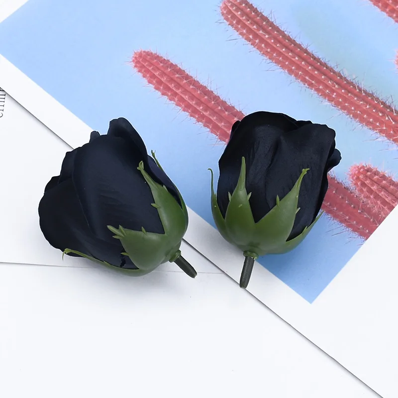 50/100PCS Künstliche Blumen Bade Seife Blume Hause Zimmer Valentinstag Hochzeit Decor Festival Teddybär Rose Braut zubehör – Detail 17