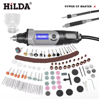 HILDA Electric Drill Rotary Tool Electric Tools Variable Speed 400W Mini Drill 6 Position Rotary Tools Mini Grinding Machine