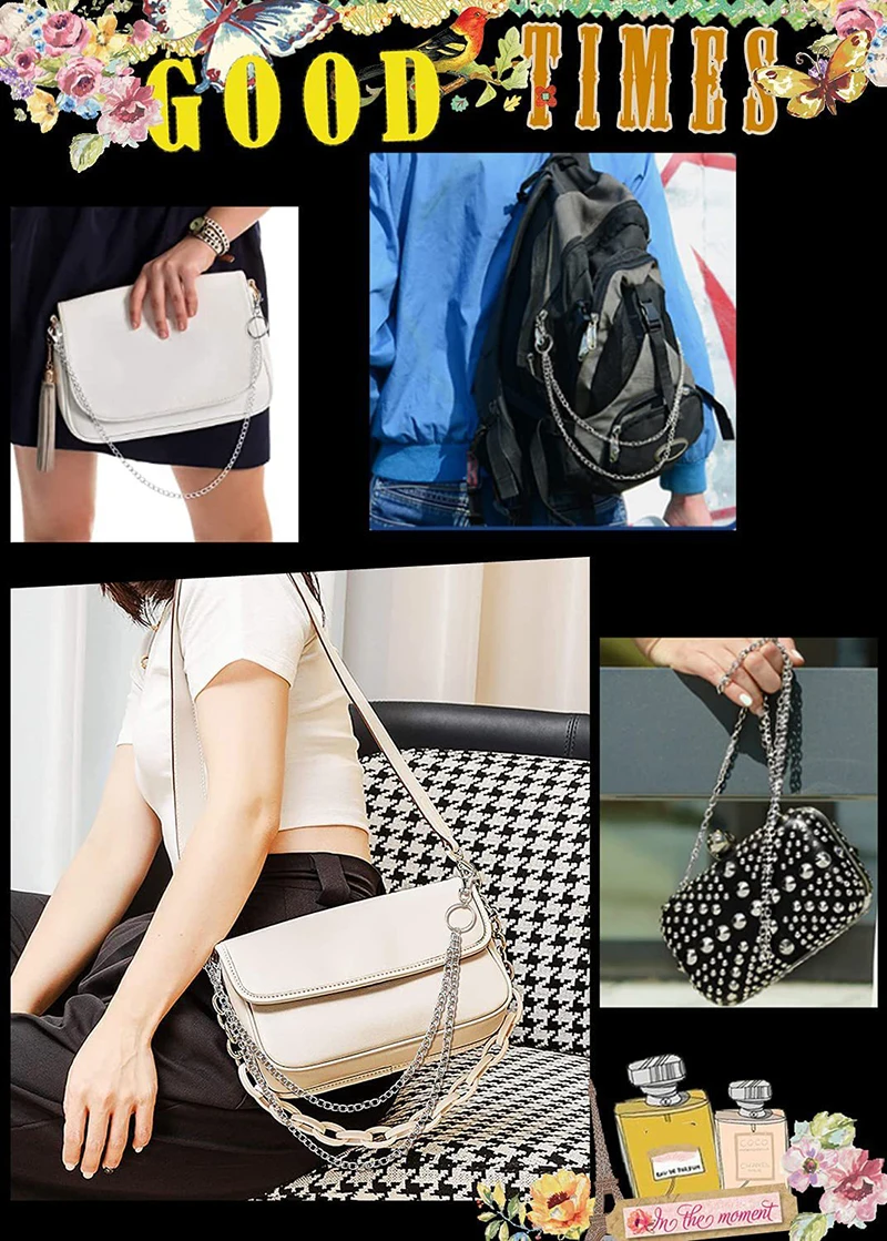 Punk Street Schlüsselanhänger Kette Frauen Männer Mond Stern Nieten Schädel Zubehör Wahl Rock Goth Hosen Taille Gürtel Kette Auf Jeans Jewerly – Detail 32
