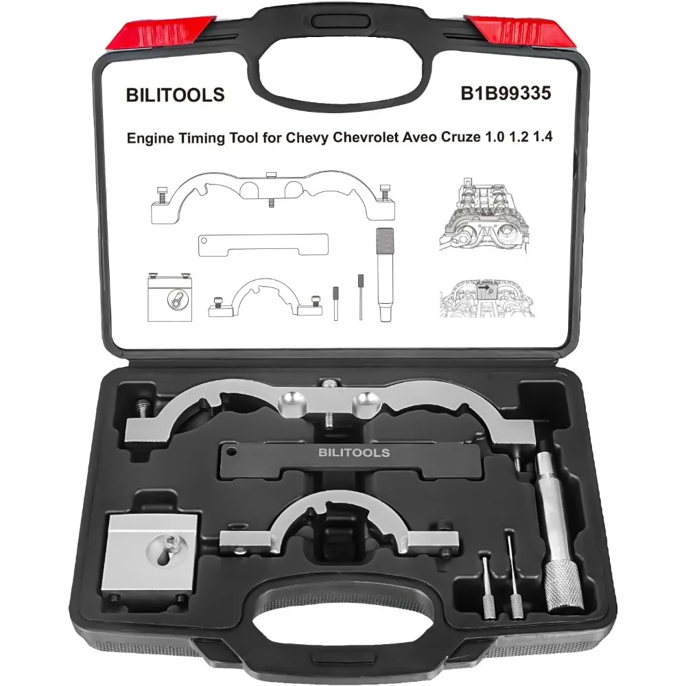 

Bilitools 1,0 1,2 1,4 л, набор инструментов для синхронизации турбодвигателя, совместимый с удержателем распределительного вала chevrolet chevy cruze opel vauxhall