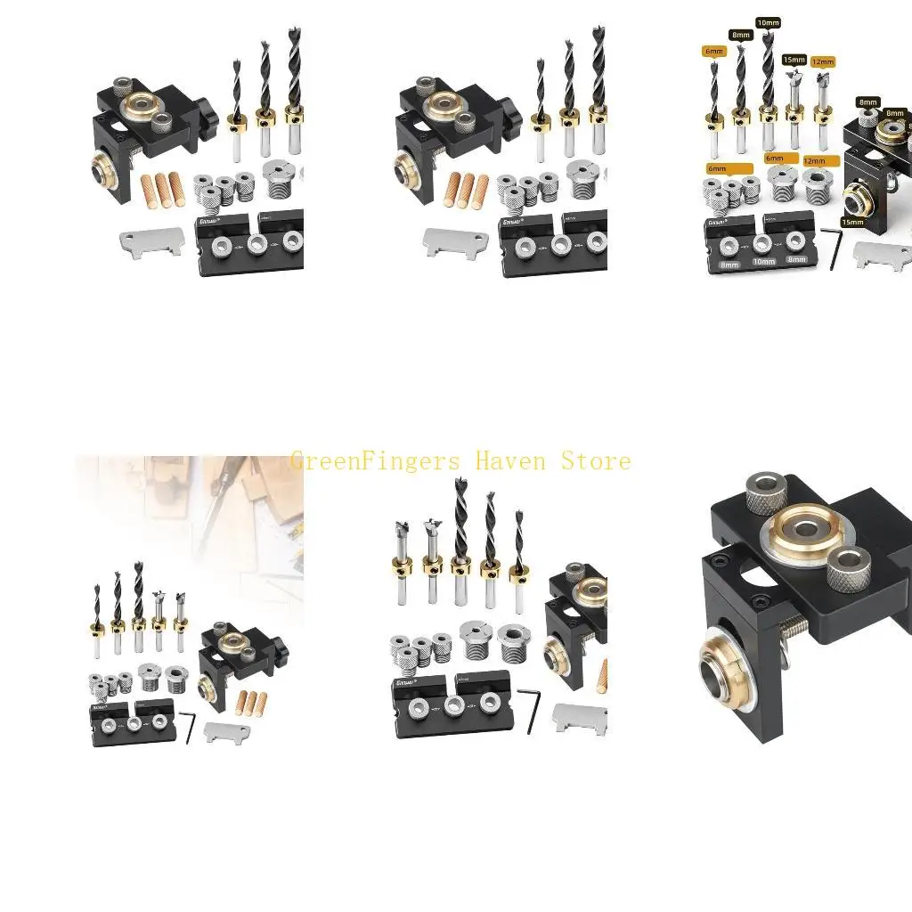 f68d-dowel-gauge-set-adjustable-depth-woodworking-drill-guide-set-woodworking-drilling-hole-solid-aluminumalloy