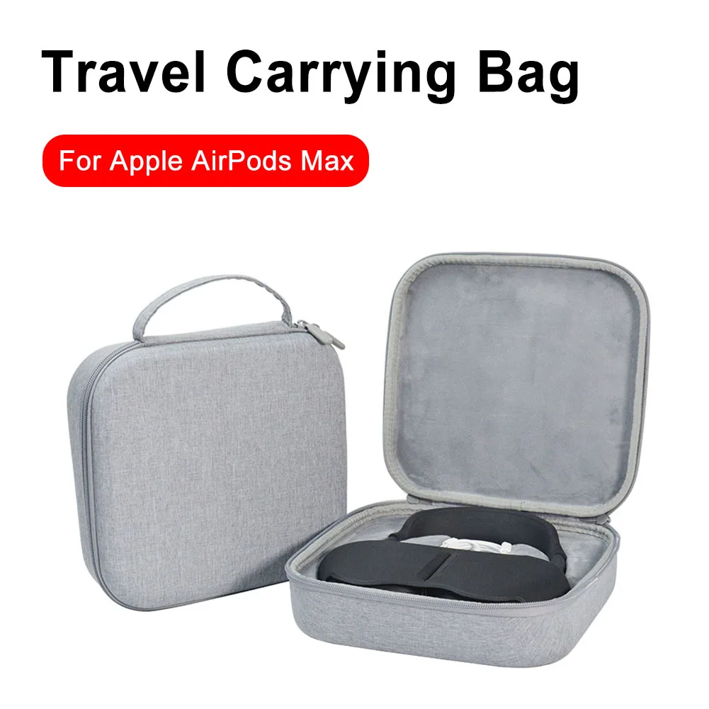 EVA Hard Storage Case Shockproof Headset Handbag Waterproof Portable Carry Travel Storage Bag for Apple Airpods Max Headphone