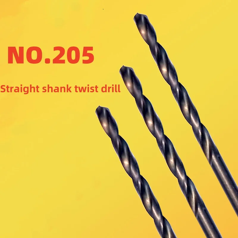 10PCS Germany GUHRING 205 0.6-1.95MM Straight Handle Twist Drill Bit stainless steel  high speed steel containing cobalt diamond