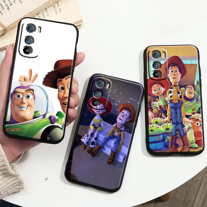 Disney Toy Story Tpu Silicone For OPPO A98 A96 A94 A74 A72 A57S A55 A53S A15S A16K A5 Black Cover