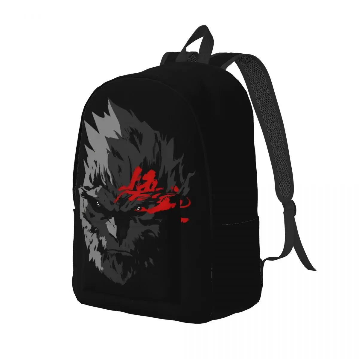 Black Myth Wukong Backpack for Men Women Teenage High School Work Daypack Laptop Shoulder Bag Durable