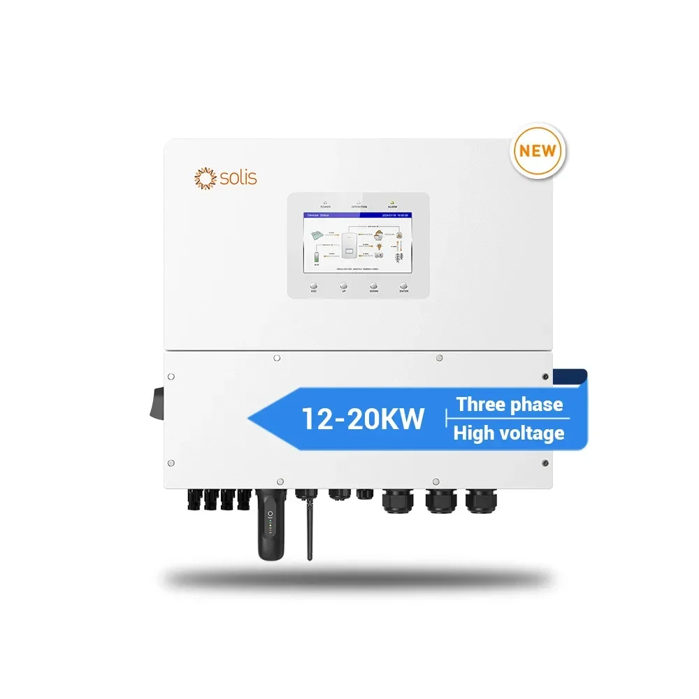 High Efficiency Solis Hybrid Solar Inverter 12kw 15kw 20kw S6-EH3P(12-20)K-H With IP66 Ingress Protection