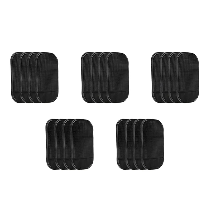 

20 Pcs Black Magic Sticky Pad Anti Slip Mat Car Dashboard For Cell Phone