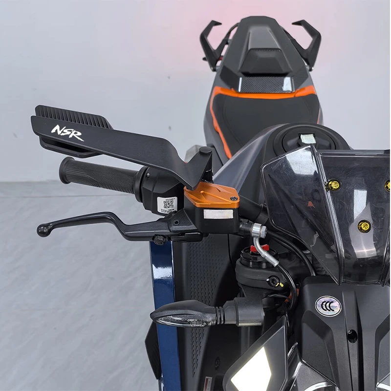 مرآة كبيرة لأجنحة السطح مرآة الرؤية الخلفية للدراجة النارية لشعار NSR NSR125 NSR250R NSR 125 250R NSR500 NSR50 #3