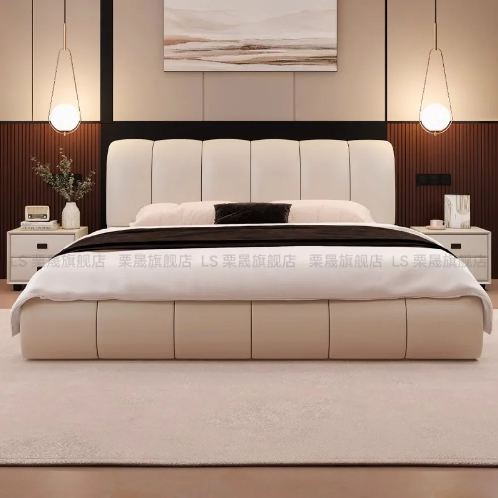 

180x200cm Queen Double Bed Luxury 2 People Frame Hotel Bed King Size Headboard Adults Full Size Modern Home Bedroom Furniture