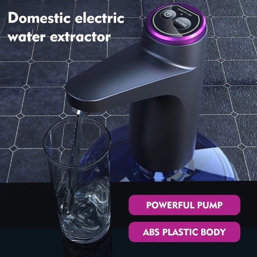 USB Charging Electric Water Pump Low Noise with Tube Automatic Water Dispenser Quantitative Wireless