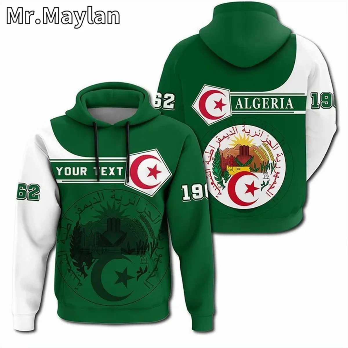 

Africa Country ALGERIA FLAG 3D Full Printed Unisex Hoodie Men/Women Streetwear Zip Pullover Casual Jacket Tracksuits A-04211