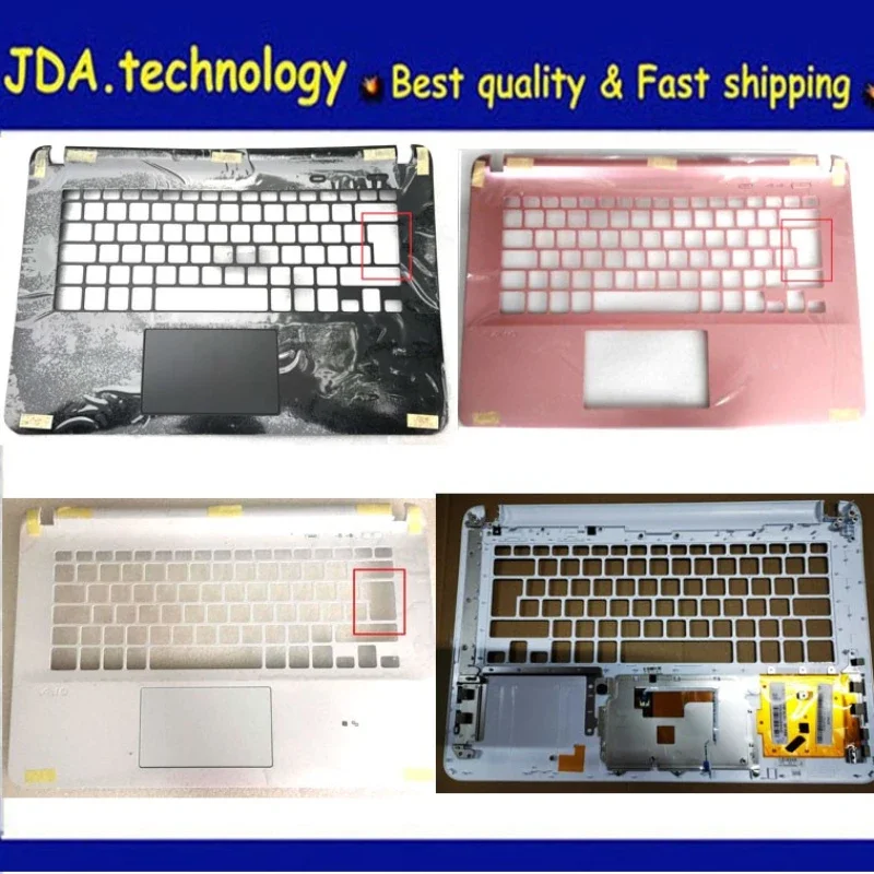 MEIARROW           NEW/Org For sony For VAIO SVF142 SVF142C29L SVF142C1DT Palmrest UK keyboard bezel upper cover Touchpad