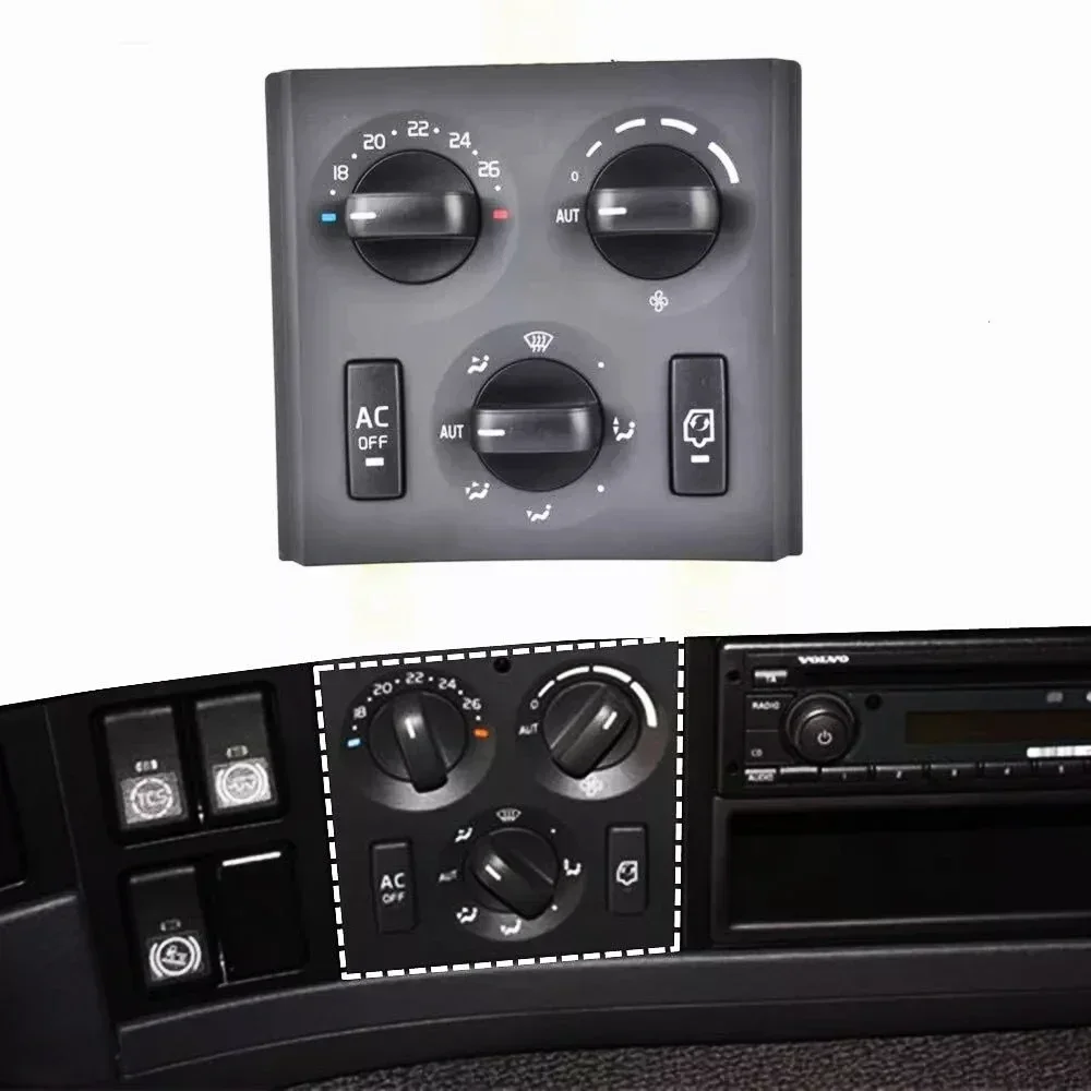 For Volvo Truck FH12 FH13 New A/C Heater Control Unit Combined Switch 21318121,85115380,20853478,21272395,21318123,20508582