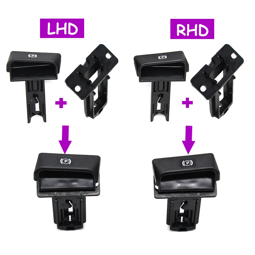 LHD RHD Car Hand Brake Parking Switch Lever Release Handle For Mercedes BENZ S Class W220 S350 S500 S600 1998-2005 2204270320