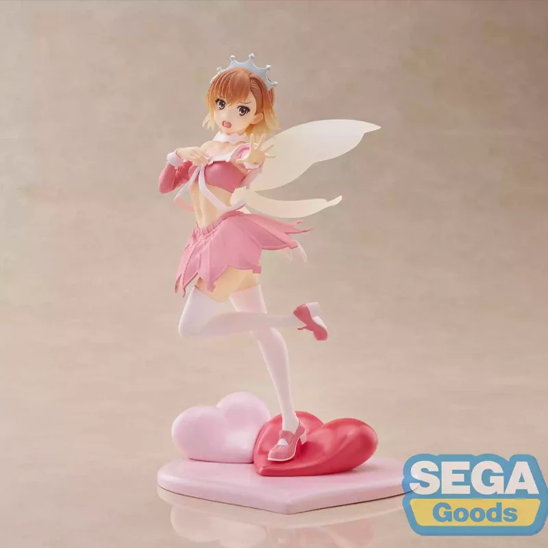Genuino Originale Sega Toaru Kagaku No Railgun T Luminasta Shokuhou Misaki Misaka Mikoto Anime Figura Modello Desktop Ornamento Giocattoli