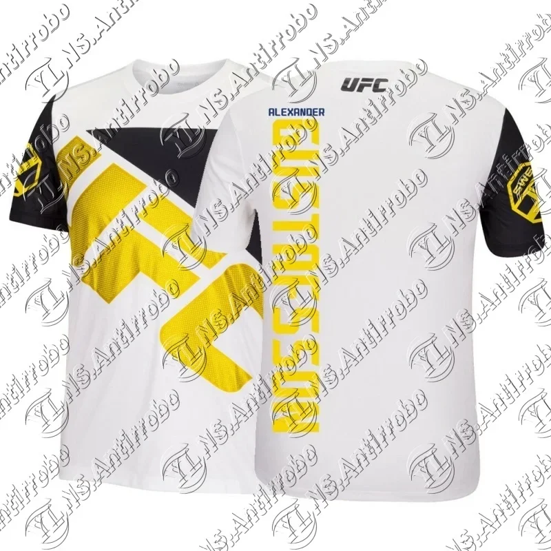 

25 Summer UFC Fighting Summer New Men's 3D Printed Round Neck T-shirt Women's Children's Casual Sports Fashion Top