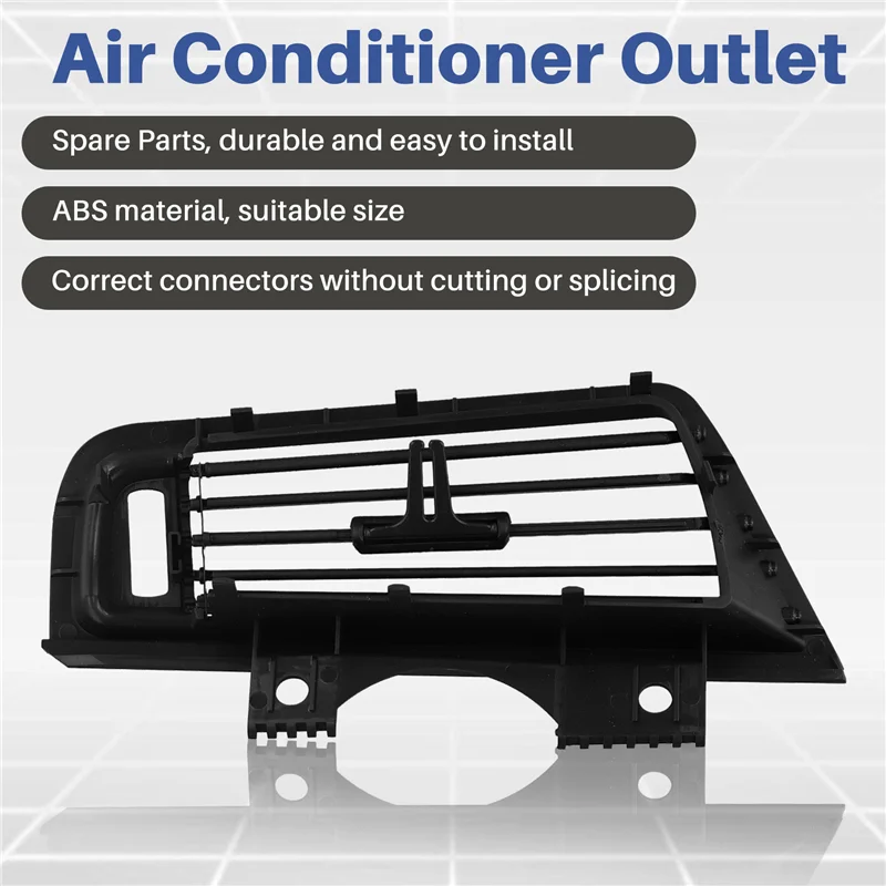 

ABXN-автомобильная передняя правая консоль, решетка кондиционера, вентиляционное отверстие кондиционера переменного тока для BMW F10 F11 5 серии 64229166884