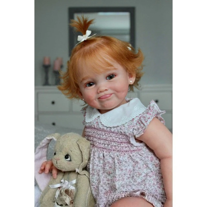 24-inch-reborn-kit-milicent-already-painted-doll-kits-with-red-curly-hair-unassembled-diy-reborn-doll-kit