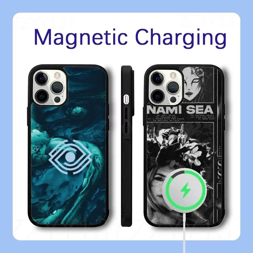 

S-SpiritboxS Tsunami Sea Phone Case For iPhone 17,16,15,14,13,12,11,Pro,Max,Plus,Air,Mini,SE Magsafe Magnetic Wireless Charging