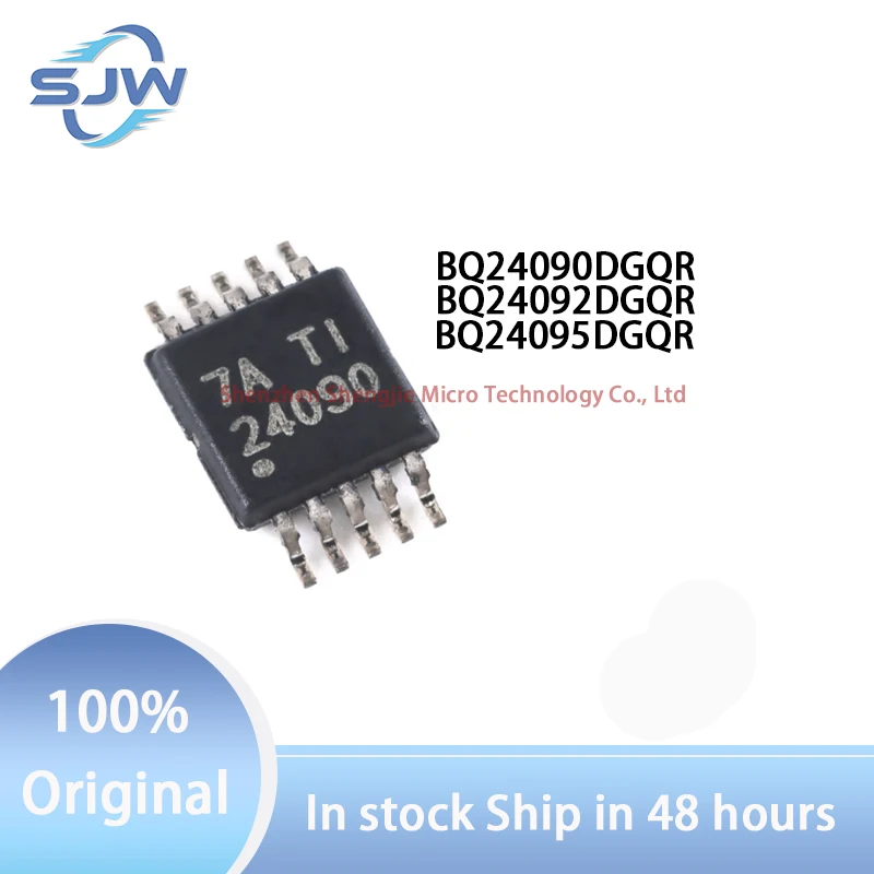 

BQ24090DGQR BQ24092DGQR BQ24095DGQR Screen printing 24090 24092 24095 encapsulation MSOP10 Battery management chip