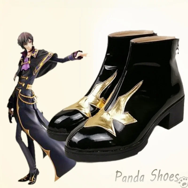 

CODE GEASS Lelouch Lamperouge Обувь для косплея Cos Boots Comic Lelouch vi Britannia Косплей Костюм Опора Обувь для Хэллоуина
