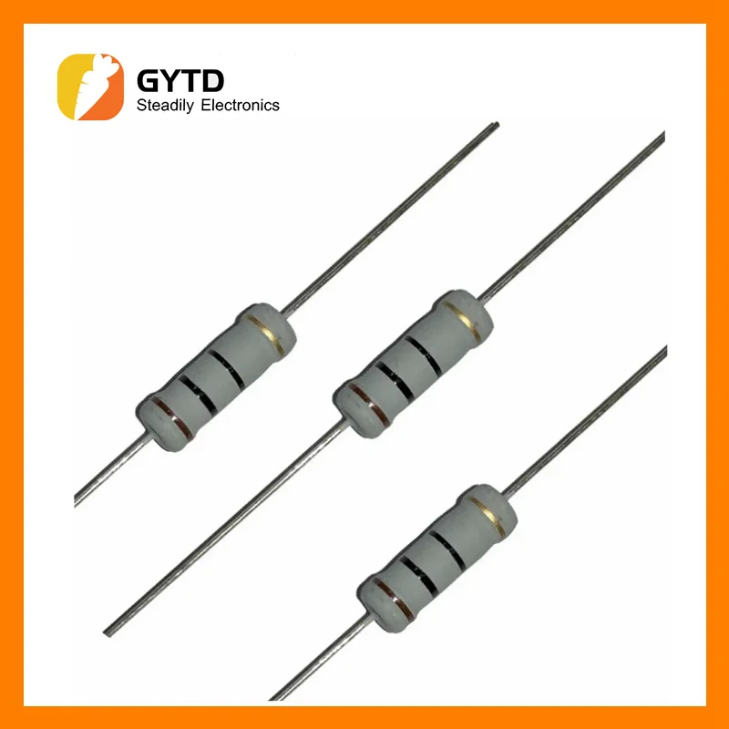 

10pcs 5W Carbon Film resistor 5% 1R ~ 1M 2.2R 10R 22R 47R 51R 100R 150R 470R 1K 4.7K 10K 47K 1 2.2 10 22 47 51 100 150 470 Ohm