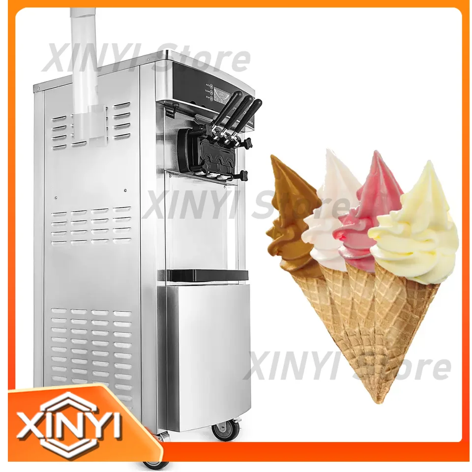 Vevor for Cuisinart Ice Cream Maker Shaved Ice Machine Commercial Grade Electric Ice Cream Maker with Stainless Steel Bowl