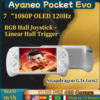 AYANEO Pocket EVO Retro Handheld Game Console Video Player Android 13 G3X Gen2 RGB Joystick 7 Inch OLED  Screen BT 5.3 PSP PS2