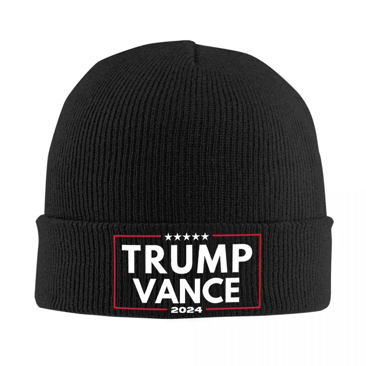 

Trump J D Vance Knitted Hat for Women Men Beanie Winter Hat Presidential Election Crochet Melon Cap