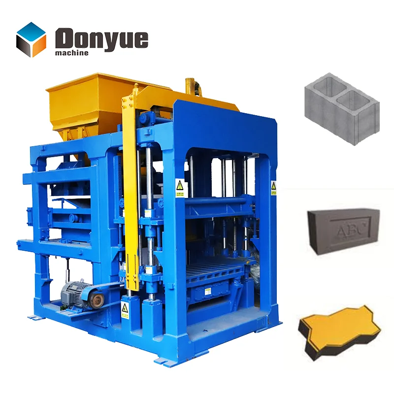 Fully Automatic Brick Machine QT4-15 Clay Brick Machine Brick Moulding Machine