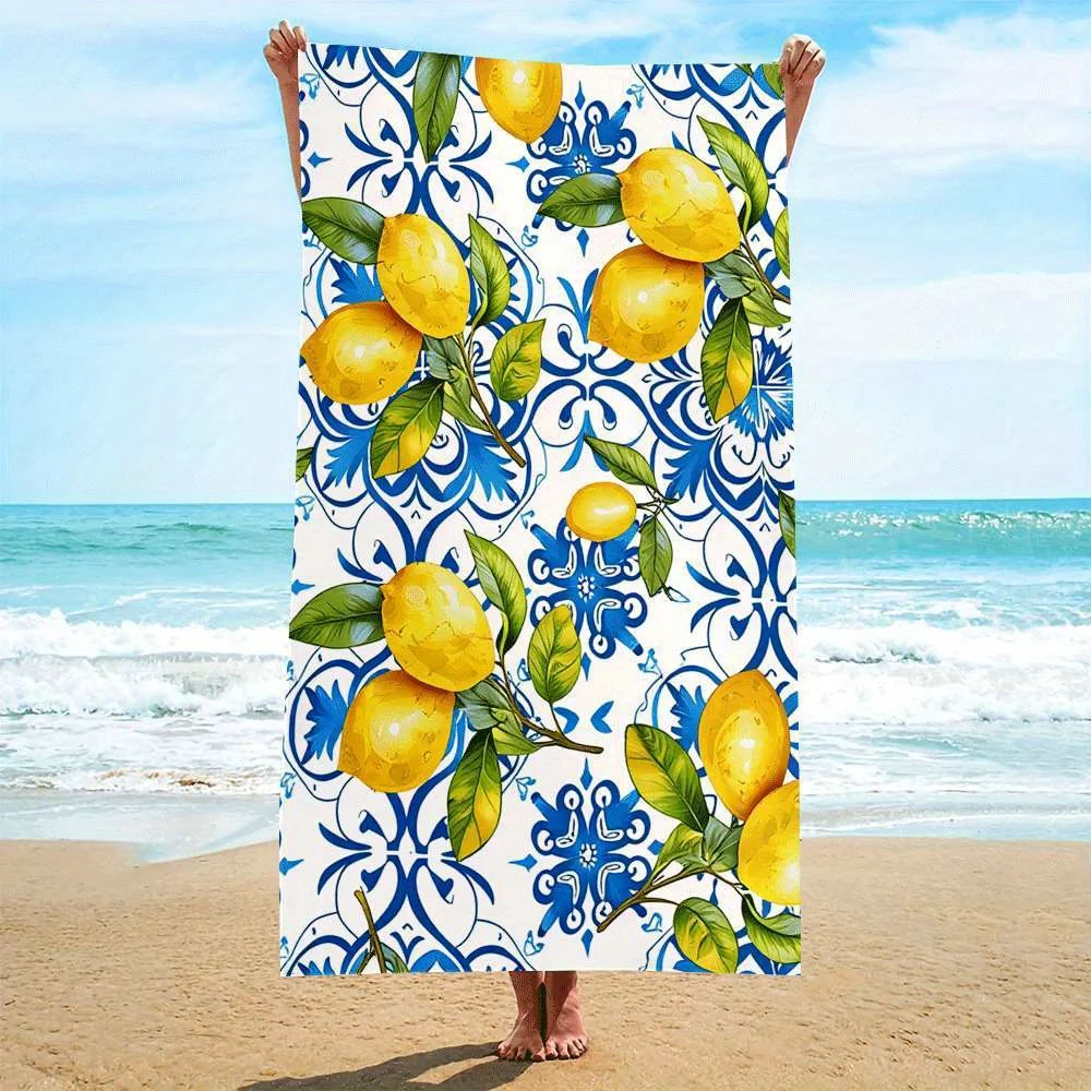 1PC Large and lightweight anti-rust Easy to carry beach towels, outdoor travel, swimming pool towels, beach accessories