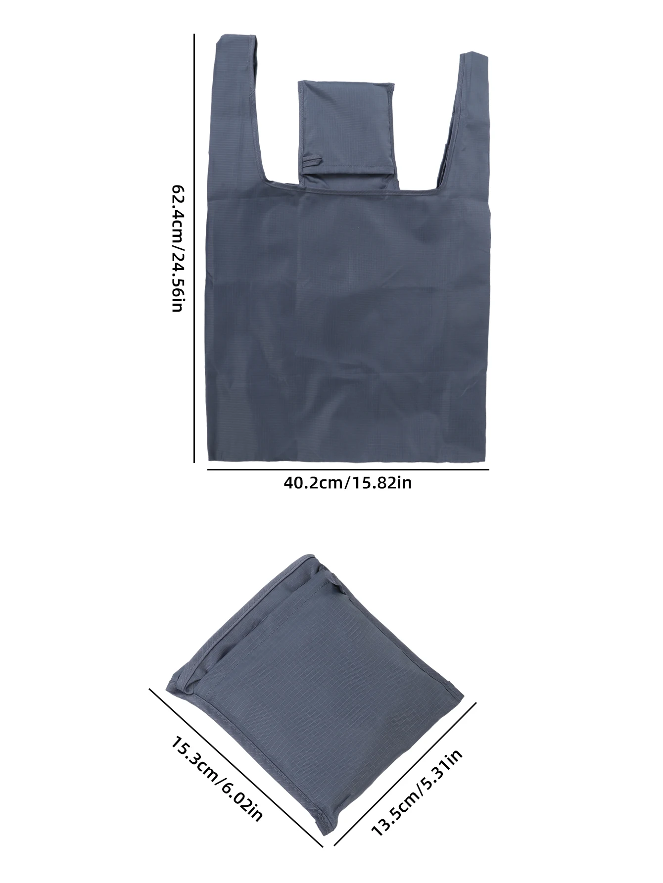 durable Solid color polyester waterproof shopping bag large capacity household folding Oxford cloth tote bag hight quailtly