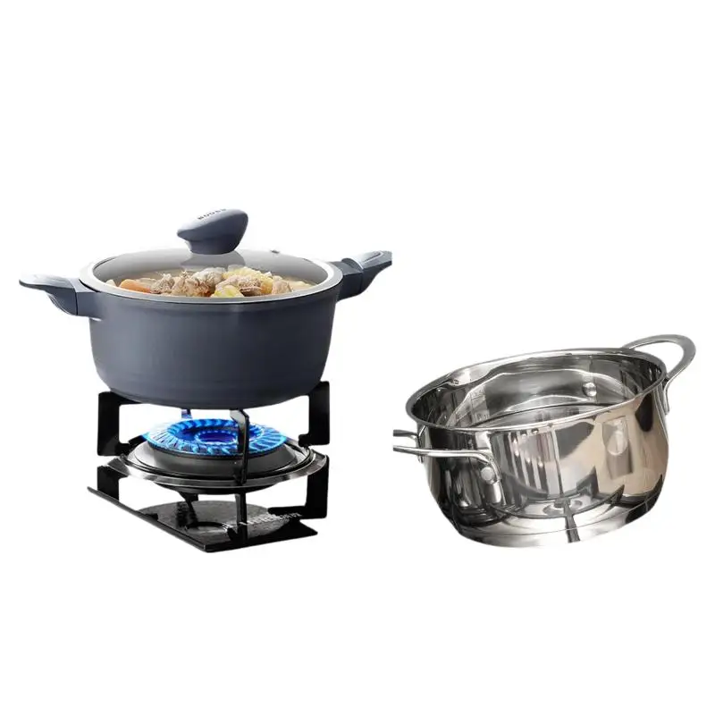 NEW Gas Stove Support Stand, Stainless Steel Stand, Camping Iron Stove Ring, Heat Diffuser, Small Pot Stand, Kitchen Cooking