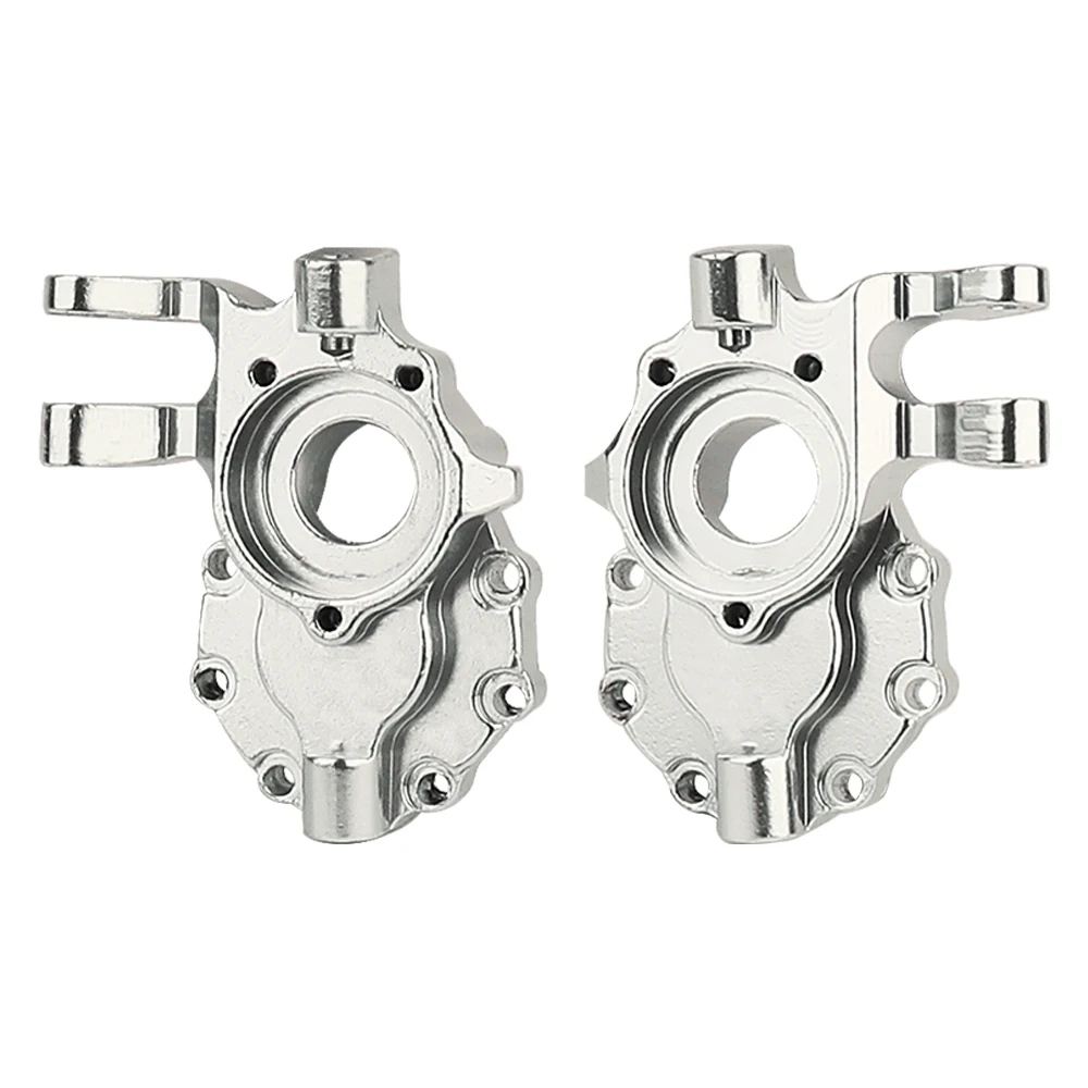 2pcs TRX4 Aluminum Inner Front Axle Portal Drive Cover Housing for 1/10 RC Crawler Car TRX-4 Front Axle Steering Upgrade Parts