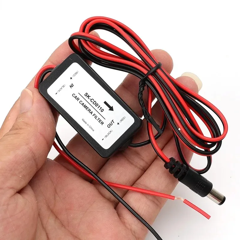 1-2PCS Car Rear View Camera Power Relay Capacitor Rectifier DC Auto Camera Filter Power Connector Relay Capacitor Accessories