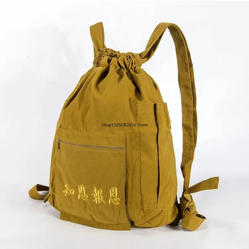 

Сумка для буддийского монаха, рюкзаки, холст, рюкзак для дзен-шаолиньских монахов, сумки для буддийского монаха, сумка для кунг-фу