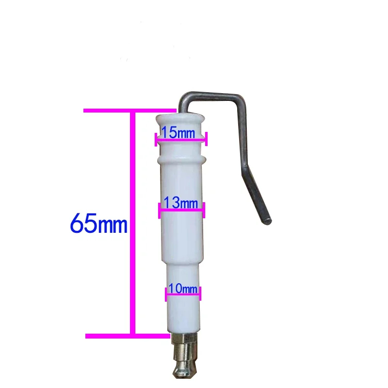 Eletrodos de ignição tipo H para queimador de óleo BT10 Eletrodo cerâmico Pino duplo de ignição cerâmica
