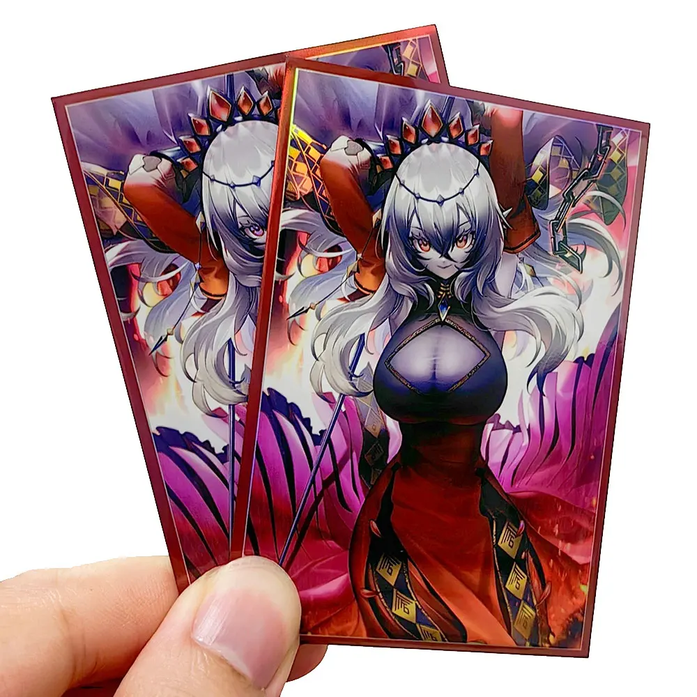 50ct Holographic Flashing Sleeves (Arianna The Labrynth Servant) Top Loading Trading Card Sleeves 63X90MM Deck Protector for YGO